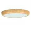 LED Deckenlampe rund Ø 22,5 cm Holz (Kiefer) Weiß 4400 K Produktbild-Vorschau 3