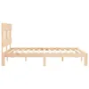 The Living Store Massivholzbett mit Kopfteil Produktbild-Vorschau 6