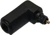 Goobay Toslink Digital Audio Adapter 90°, Toslink-Stecker Produktbild-Vorschau 1