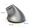 Hama Ergonomische Vertikalmaus EMW-700, Anthrazit Produktbild-Vorschau 7