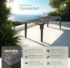 tectake® Rattan Tisch Foggia 196 x 87 x 76 cm Produktbild-Vorschau 2