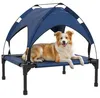 PawHut Erhöhtes Hundebett mit Baldachin Haustierbett Produktbild-Vorschau 1