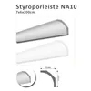 MDEKOR 8 metri di Cornici per Soffitto in Polistirene XPS Anteprima dell’immagine prodotto 4