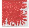 Sovie HORECA Weihnachtsserviette Marvin in Rot aus Tissue Produktbild-Vorschau 1