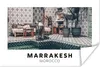 MuchoWow® Poster Marokko - Marrakesch - Innenansicht 60x40 Produktbild-Vorschau 1