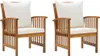 VidaXL 310257, Terrasse, Gepolsterter Sitz, Akazienholz, Produktbild-Vorschau 8
