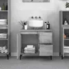 vidaXL Badschrank Grau Sonoma 65x33x60 cm Holzwerkstoff Produktbild-Vorschau 3