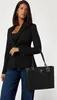 Guess Handtasche Shopper Noelle Saffiano Black Produktbild-Vorschau 7