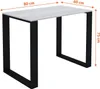 A product image of a table with dimensions indicated. Náhled obrázku produktu