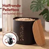 CASABEL Pellet- & Houtkorrelbak met Wielen, Cap. 30kg, Productafbeelding-voorbeeld 3