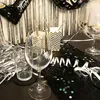 Oblique Unique Lametta Vorhang für Weihnachten Silvester Produktbild-Vorschau 3