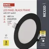 LED podhledové svítidlo NEXXO černé, 12 cm, 7 W, teplá/neutrální bílá Anteprima dell’immagine prodotto