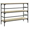 vidaXL Konsolentisch Sonoma-Eiche 100x32x75 cm Produktbild-Vorschau 1