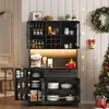 Armoire de cuisine Merax avec éclairage LED et prise Voir les images du produit 3