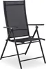 Gartenstuhl outdoor JONA BHT 55x105x68 cm schwarz Produktbild-Vorschau 1