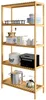 CASARIA® Badregal Standregal Bambus 5 Böden 60x26x130cm Produktbild-Vorschau 8