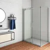110x90cm & 6mm Sicherheitsglas Höhe 195cm Schwebetür Produktbild-Vorschau 3