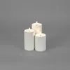 Konstsmide 1871-100 LED Kerze aus Kunststoff, mattweiß mit Produktbild-Vorschau 2