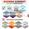 Doppelseitiges Klebeband 3m x 25mm x 2mm - TENTA Heavy Duty Produktbild-Vorschau 8