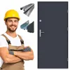 Drzwi Zewnętrzne Antracyt Stalowe Ocieplane Pełne 100 cm Podgląd zdjęcia produktu 1