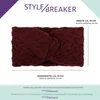 styleBREAKER Damen Strick Stirnband mit Zopfmuster und Produktbild-Vorschau 5
