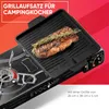 Grillplatte Aufsatz eckig 37x26 cm, antihaftbeschichtete Produktbild-Vorschau 2