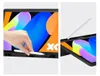 A collage showing a hand using a stylus on a tablet screen and a stylus attached to a tablet case. Náhľad obrázku produktu