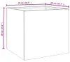 vidaXL květináč 2 ks 42x40x39 cm Corten Steel Náhled obrázku produktu 6