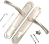 A set of door handles and installation hardware on a white background. Produktbild-Vorschau