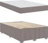 vidaXL Bettrahmen Taupe 120 x 200 cm Stoff Produktbild-Vorschau 5