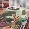 Set tavolo con ardesia e 4 sedie contenitore per bambini, Anteprima dell’immagine prodotto 8