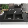 Mexen Mario 2-Becken-Granitspüle mit Mischbatterie Carla, Produktbild-Vorschau 3