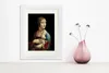 Leonardo da Vinci Zarámovaný obraz s elegantným paspartou | Náhľad obrázku produktu 2
