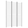 vidaXL 3-dílný paraván bílý 150x220 cm látka Náhled obrázku produktu 1