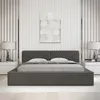 Polsterbett Doppelbett NORFOLK 180x200cm in Stoff Ditra Produktbild-Vorschau 2