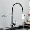 Küchenarmatur 3 Wege Wasserhahn Küche Wasserfilter Produktbild-Vorschau 6