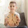 Kinderuhr mit süßen Tieren Wanduhr aus MDF Produktbild-Vorschau 8