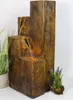 Gartenbrunnen BK823 in Holzoptik Wasserspiel Springbrunnen Produktbild-Vorschau 2