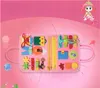Montessori Sensoric Manipulation Panel Clock Material Case Náhľad obrázku produktu 10