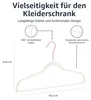 A. Basics Kleiderbügel aus Samt für Anzüge, schmal, Produktbild-Vorschau 5