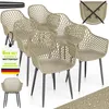Set di 6 sedie da giardino tillvex® resistenti alle Anteprima dell’immagine prodotto 1