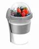 JOGHURTBECHER 500ml mit Löffel Deckel Müslibecher Müsli to Produktbild-Vorschau 2