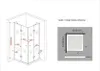 Duschkabine NEOTEC (schwarz) 100 x 100 x 195 cm ohne Produktbild-Vorschau 4