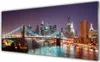 Acrylglasbilder 125x50 Wandbild Druck Brücke Stadt Produktbild-Vorschau 1