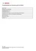 This is a product data sheet for a Bosch appliance, likely an oven, in German. Produktbild-Vorschau