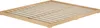 A wooden bed frame with slats, shown from a diagonal angle against a white background. Produktbild-Vorschau