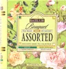 A box of assorted green tea bags with a floral design. Produktbild-Vorschau