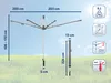 Leifheit Wäschespinne Linomatic 500 Plus - anthrazit Produktbild-Vorschau 7