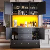 MODFU Mobile da soggiorno con luce LED, con controllo Anteprima dell’immagine prodotto 2