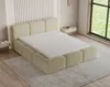 Chilly Polsterbett Como Beige Bouclé-Stoff 180x200 cm mit Produktbild-Vorschau 4